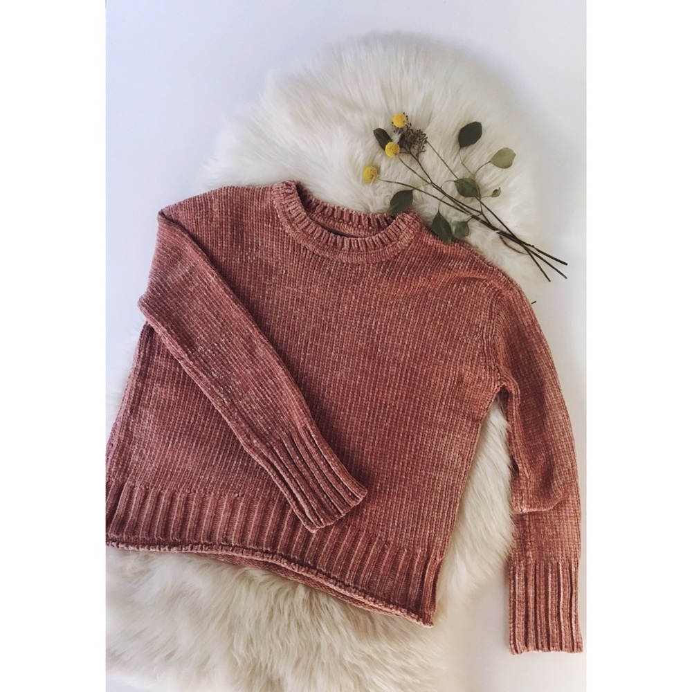 Chenille blush sweater Aeropostale